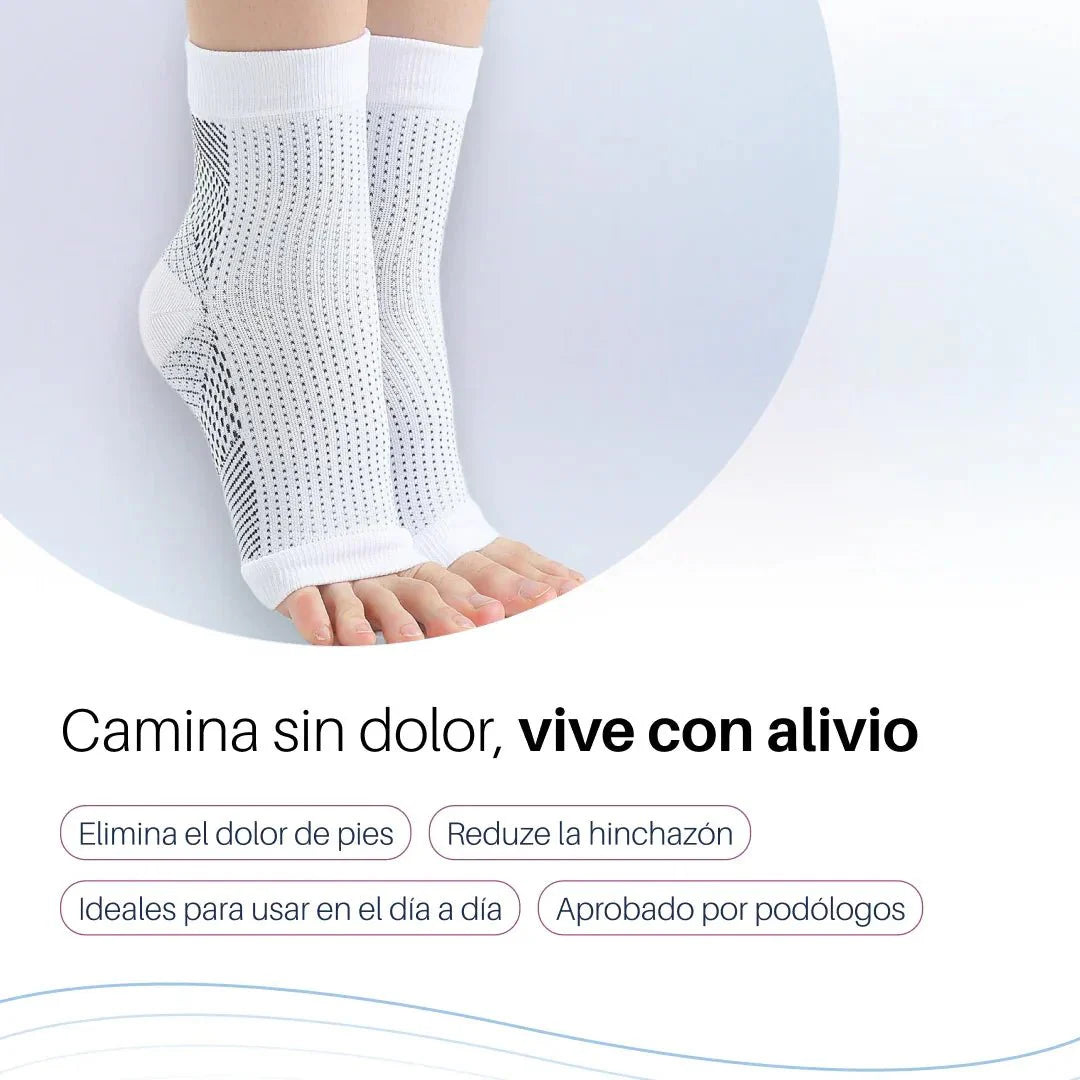 Medias De Compresión - Obtén Alivio Instantáneo De Pies Hinchados Y Adoloridos